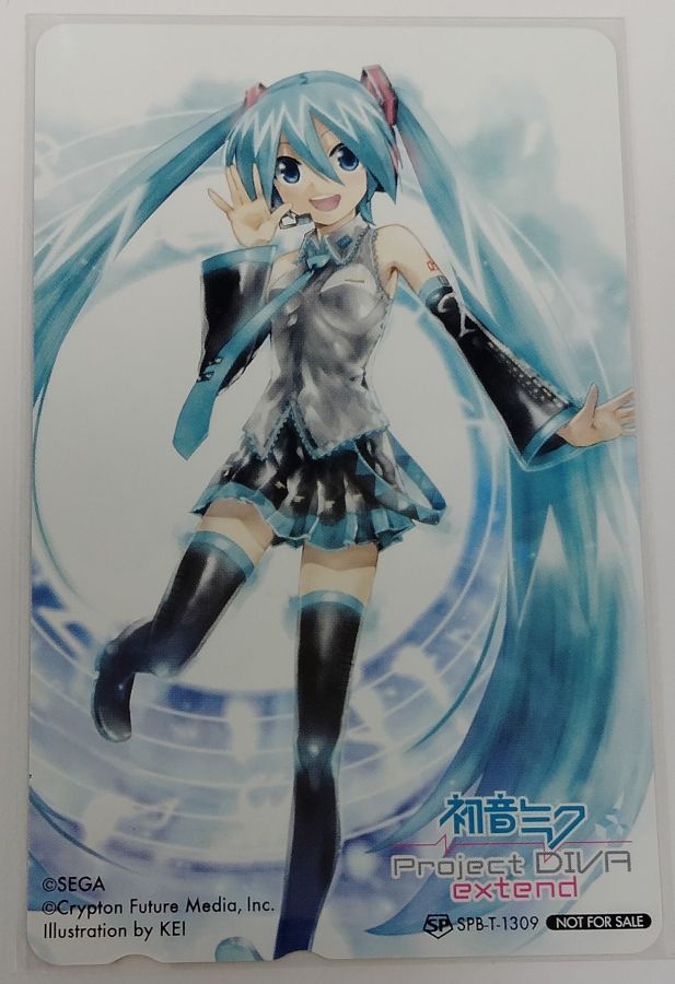 【中古】 「初音ミク Project DIVA extend」 - ソフマップ テレカ＊テレカ【メール便可】