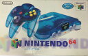 【中古】N64 NINTENDO64本体 クリアブルー＊ニンテンドウ64本体(箱説付)