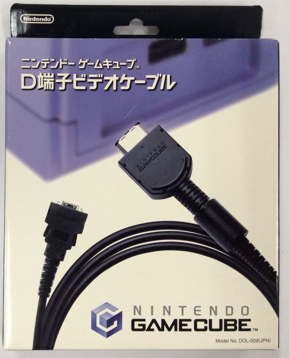 【中古】GC ニンテンドーゲームキューブ専用D端子ビデオケーブル＊ゲームキューブ周辺機器(箱付)