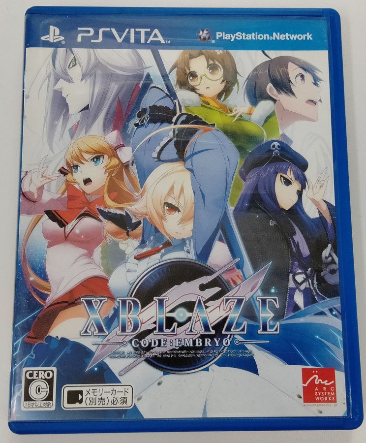 【中古】 XBLAZE CODE:EMBRYO＊PSVitaソフト(箱付)【メール便可】