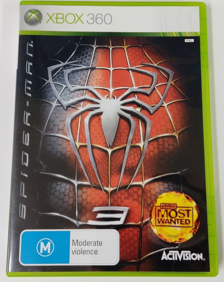 【中古】X360 SPIDER-MAN3 (EU版 国内版本体動作可)＊Xbox 360ソフト(箱説付)【メール便可】