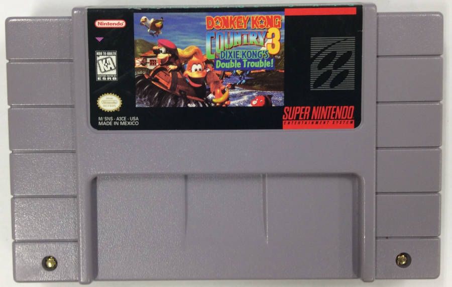 【中古】SFC 北米版 DONKEY KONG COUNTRY 3＊スーパーファミコンソフト(ソフトのみ)【メール便可】