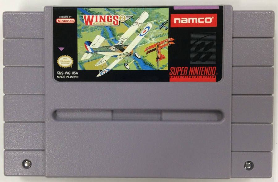 タイトルSFC 北米版 Wings2 Aces High 商品名スーパーファミコンソフト(ソフトのみ) 商品状態ソフト：可（背面にシミあり、側面に焼けあり） 箱：無し 説明書：無し その他