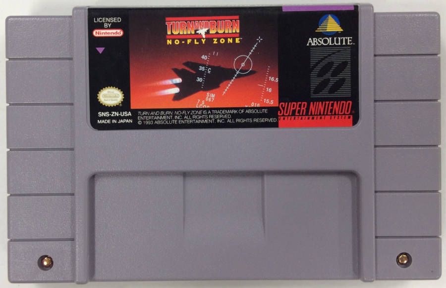 【中古】SFC 北米版 Turn and Burn No-Fly Zone＊スーパーファミコンソフト(ソフトのみ)【メール便可】