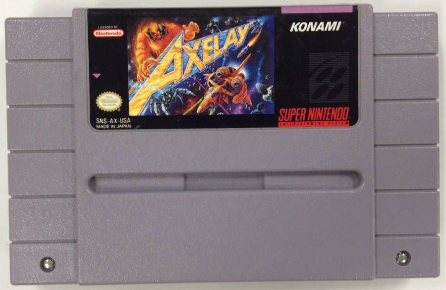 【中古】SFC 北米版 AXELAY＊スーパーファミコンソフト(ソフトのみ)【メール便可】