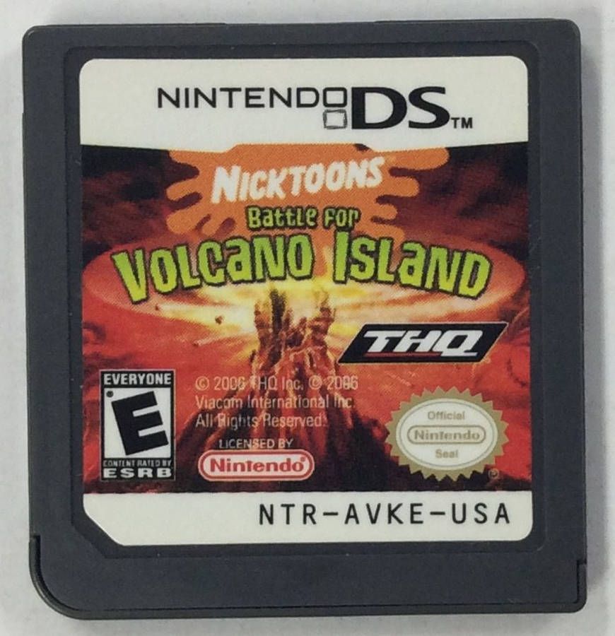 【中古】NDS 北米版 NICKTOONS BATTLE FOR VOLCANO ISLAND＊ニンテンドーDSソフト(ソフトのみ)【メール便可】