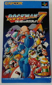 【中古】SFC ロックマン7 宿命の対決!＊スーパーファミコンソフト(箱説付)