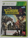 タイトルX360 MAX ANARCHY 商品名Xbox 360ソフト 商品状態未開封品 その他