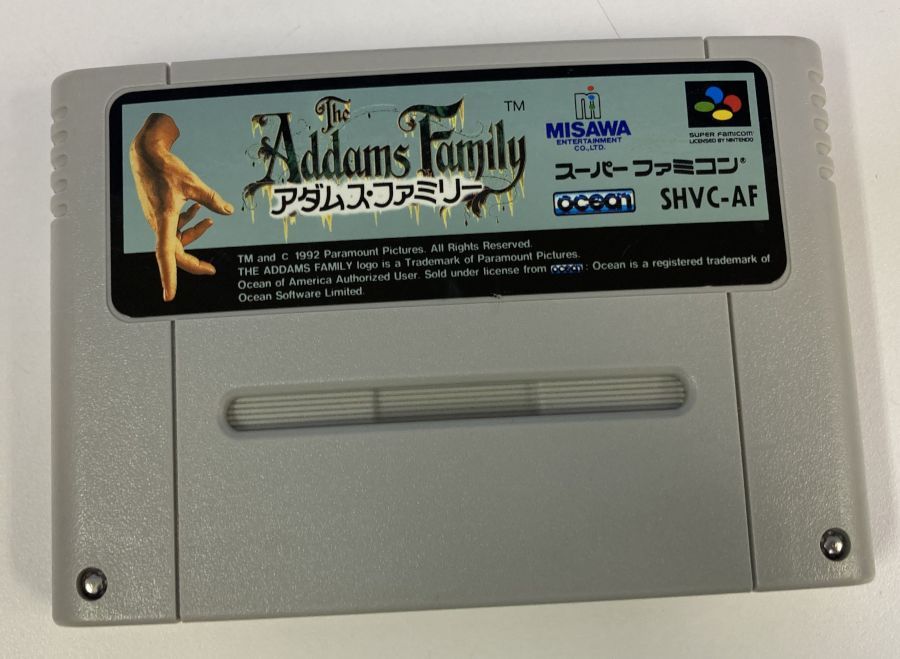 【中古】SFC アダムスファミリー＊スーパーファミコンソフト(ソフトのみ)【メール便可】