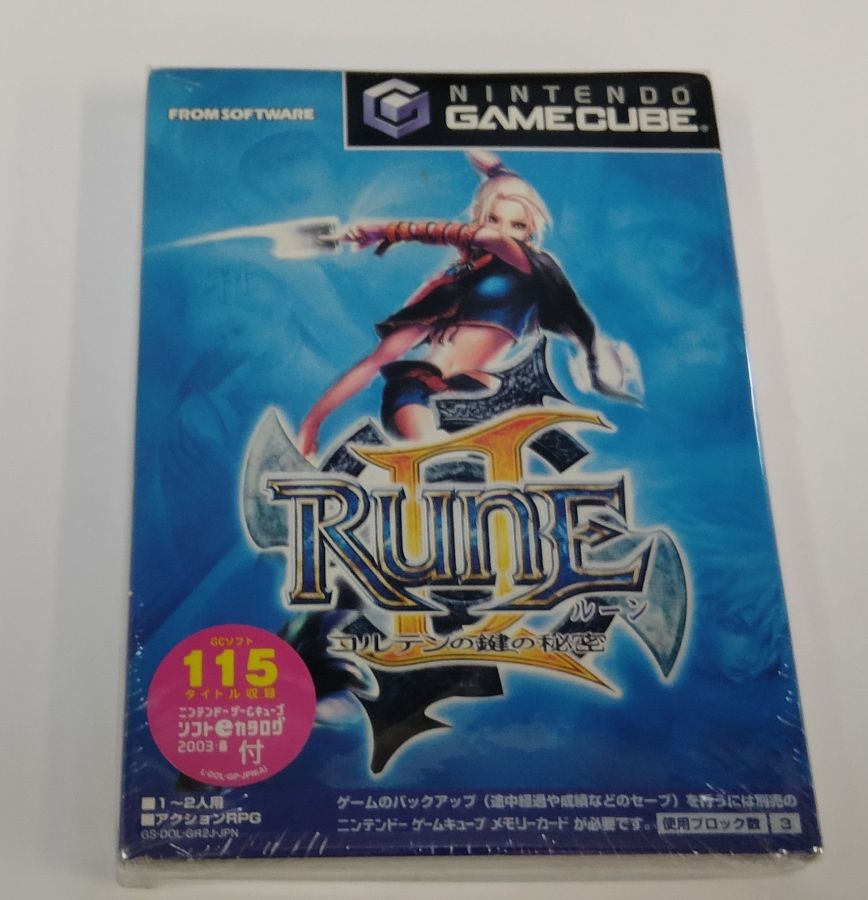 タイトルGC RUNE II コルテンの鍵の秘密 商品名ゲームキューブソフト 商品状態未開封品（やけ） その他