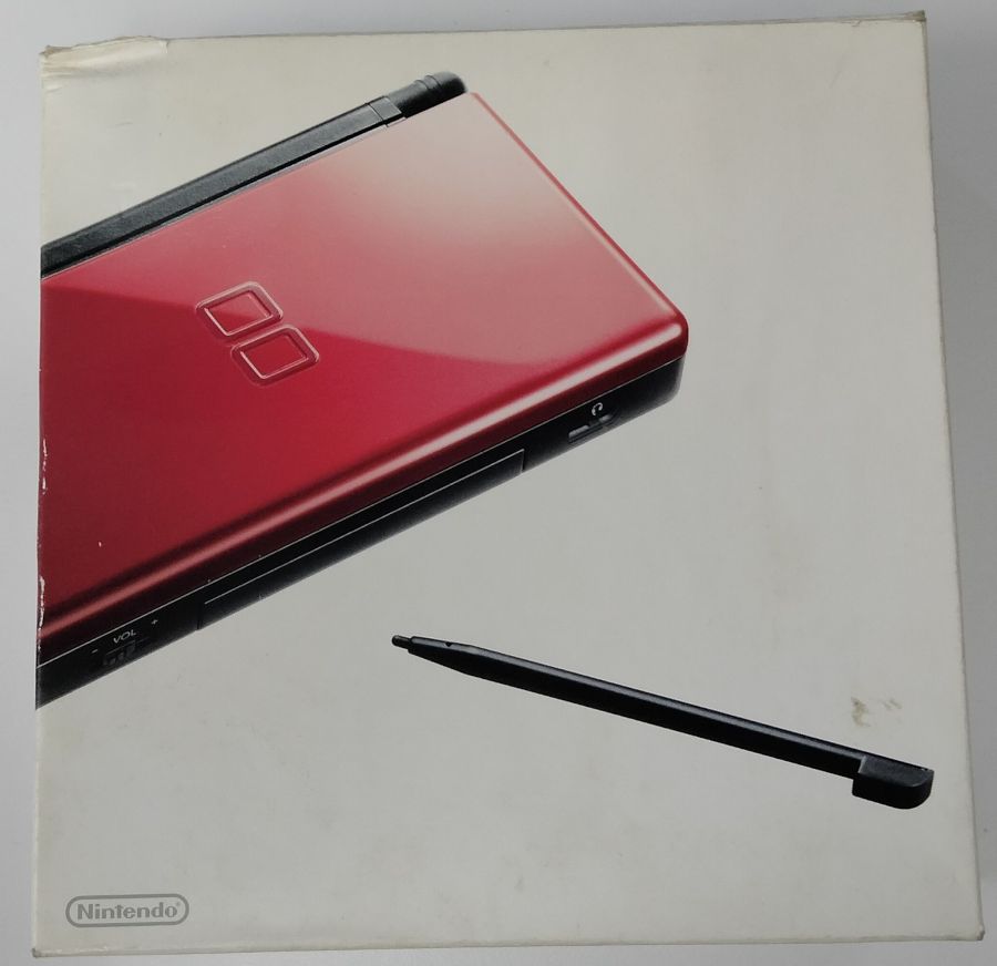 【中古】NDS ニンテンドーDS Lite クリムゾン/ブラック＊ニンテンドーDS本体(箱付)