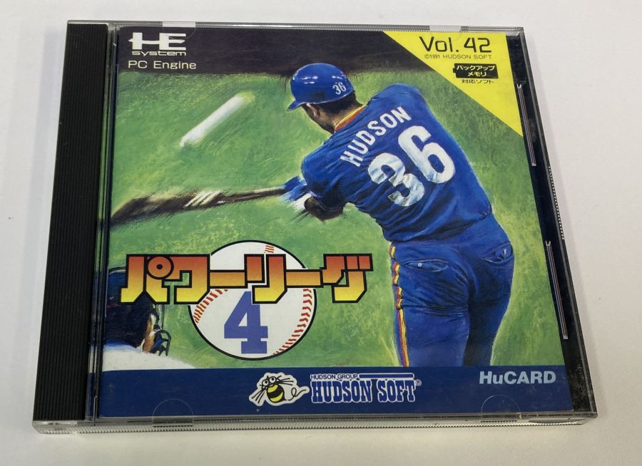 【中古】PCE パワーリーグ4＊PCエンジンソフト(箱説付)【メール便可】