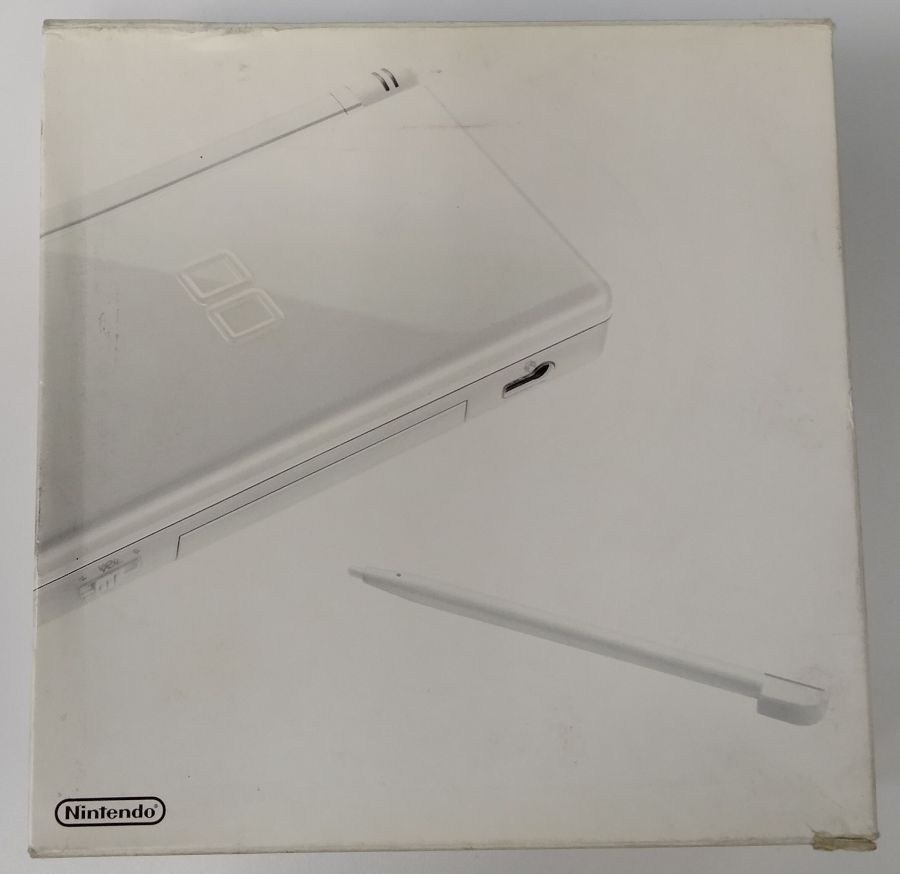 【中古】NDS ニンテンドーDS Lite クリスタルホワイト＊ニンテンドーDS本体(箱付)