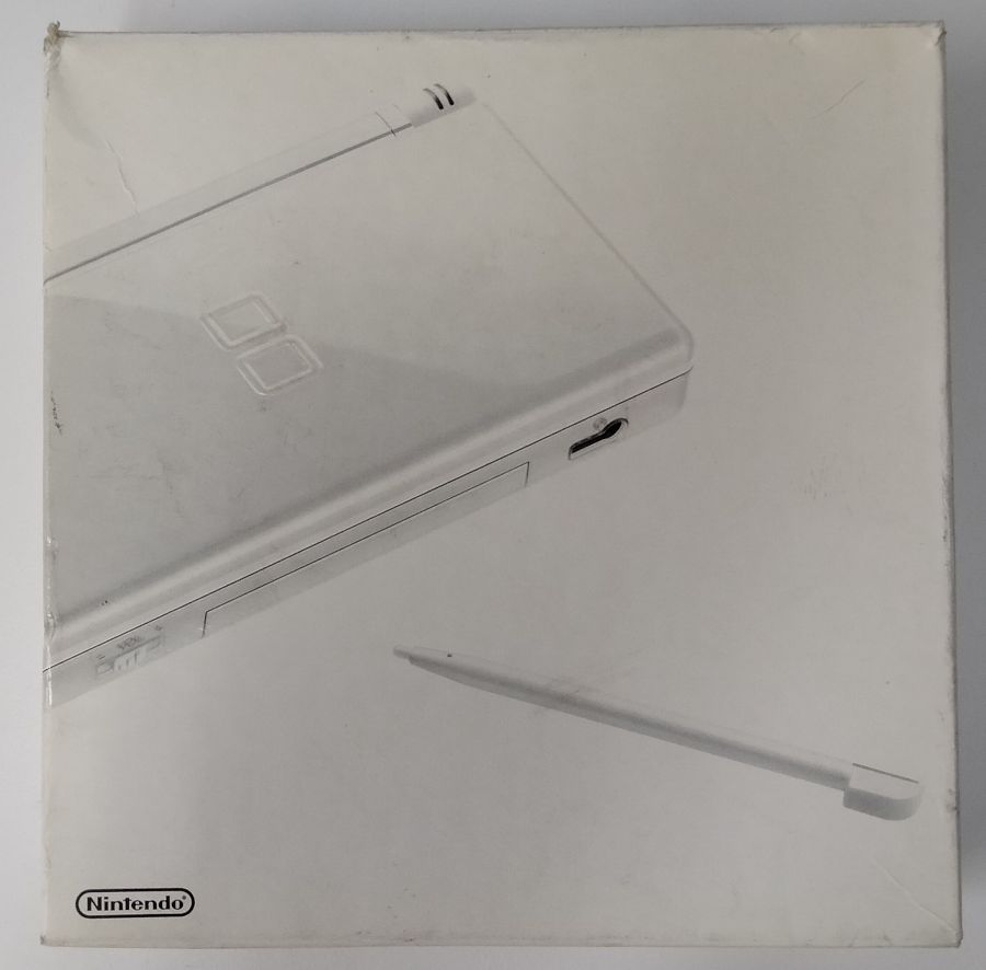 【中古】NDS ニンテンドーDS Lite クリスタルホワイト＊ニンテンドーDS本体(箱説付)