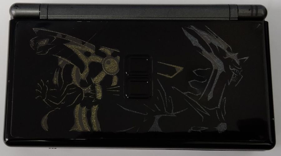 【中古】NDS Nintendo DS lite Limited Edition Pokemon Pack 北米版 ディアルガ パルキア エディション メタリックブラック＊ニンテンドーDS本体(本体のみ)