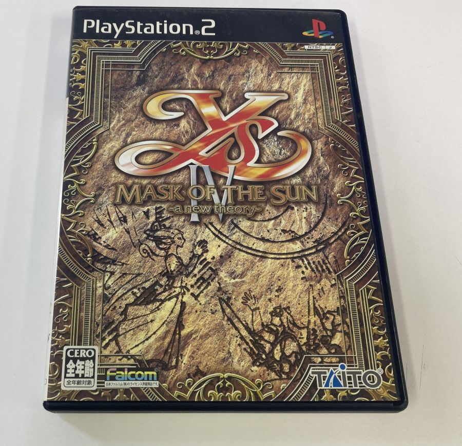 【中古】PS2 イースIV Mask of the Sun -a new theory-＊プレイステーション2ソフト(箱付)【メール便可】