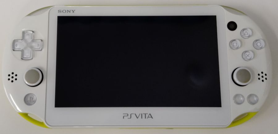 【中古】 PlayStation Vita Wi-Fiモデル ライムグリーン ホワイト PCH-2000ZA13＊PS Vita本体(本体のみ)