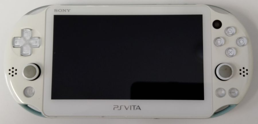 【中古】 PlayStation Vita Wi-Fiモデル ライトブルー ホワイト PCH-2000ZA14＊PS Vita本体(本体のみ)