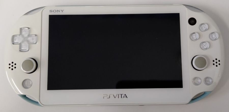 【中古】 PlayStation Vita Wi-Fiモデル ライトブルー ホワイト PCH-2000ZA14＊PS Vita本体(本体のみ)