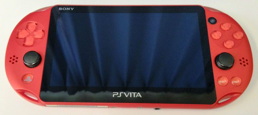 【中古】 PlayStation Vita Wi-Fiモデル メタリック レッド PCH-2000ZA26＊PS Vita本体(本体のみ)