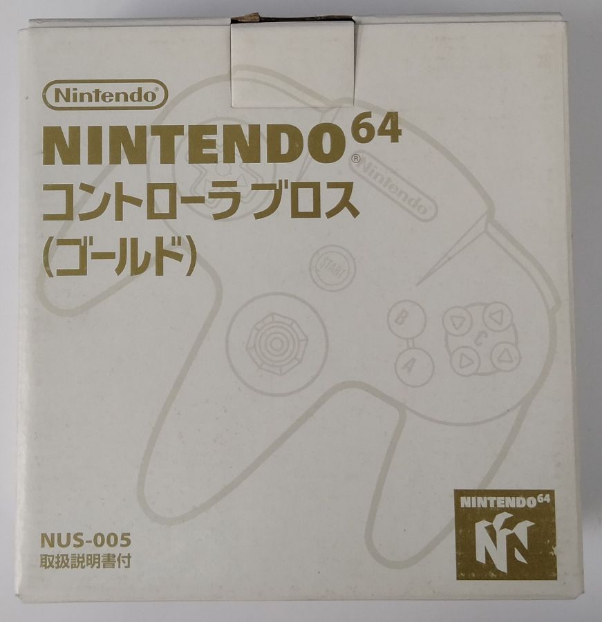 タイトルN64 ニンテンドー64　コントローラーブロス (ゴールド) 商品名ニンテンドウ64コントローラー(箱説付) 商品状態本体：非常に良い 箱：可（汚れあり） 説明書：良い その他