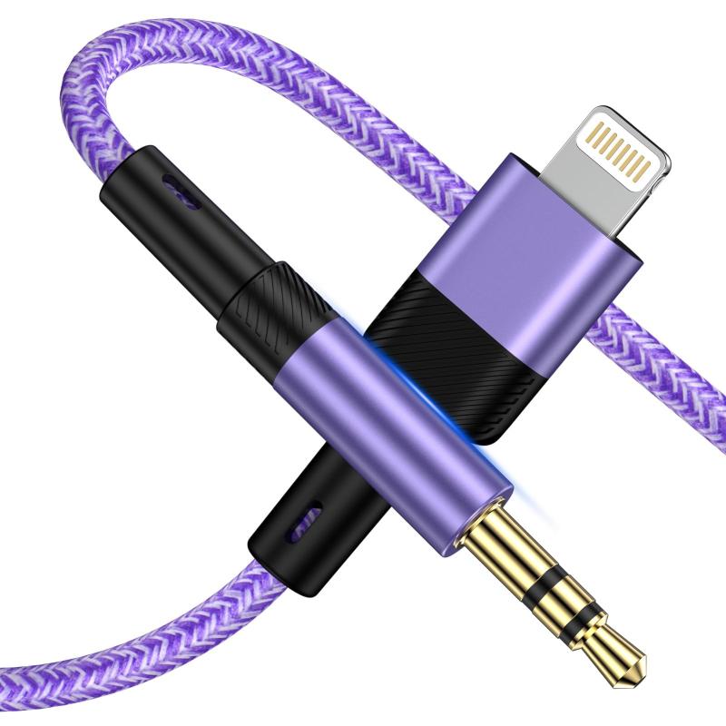 Rakuten - 3.5mm オス AUX ケーブル ライトニング