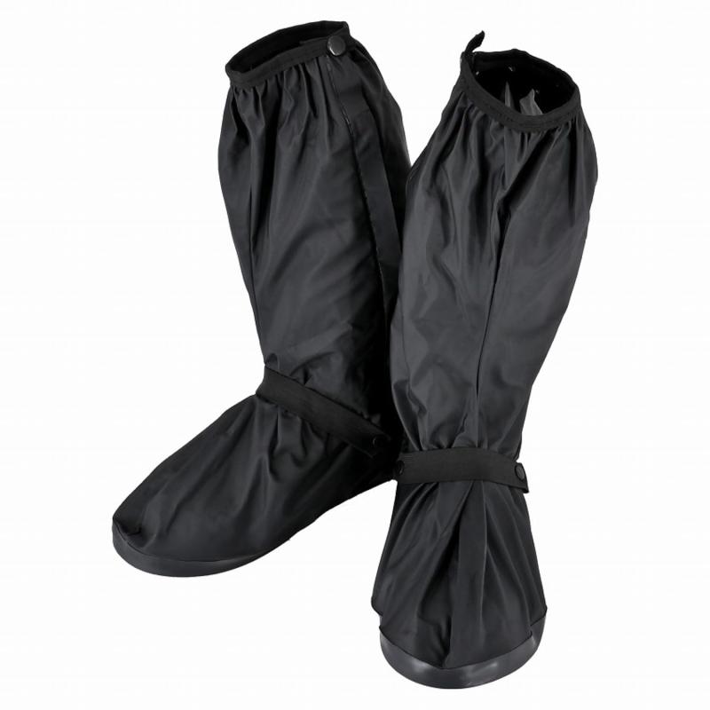リード工業(LEAD) バイク用ブーツカバー Landspout ロングタイプレインブーツカバー 25.0~27.5cm 強力防水 簡単脱着 滑りにくいソール 軽量コンパクト リフレクター付き -056A
