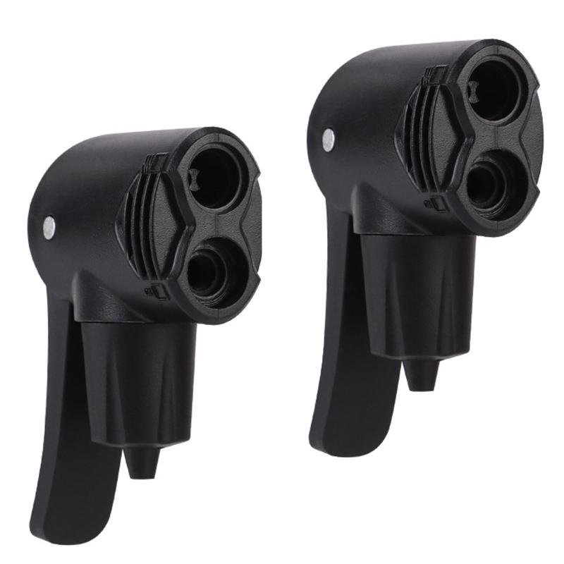 自転車 タイヤチューブポンプ2個セット エアポンプアダプター アダプター タイヤバルブ 自転車 ダブル..