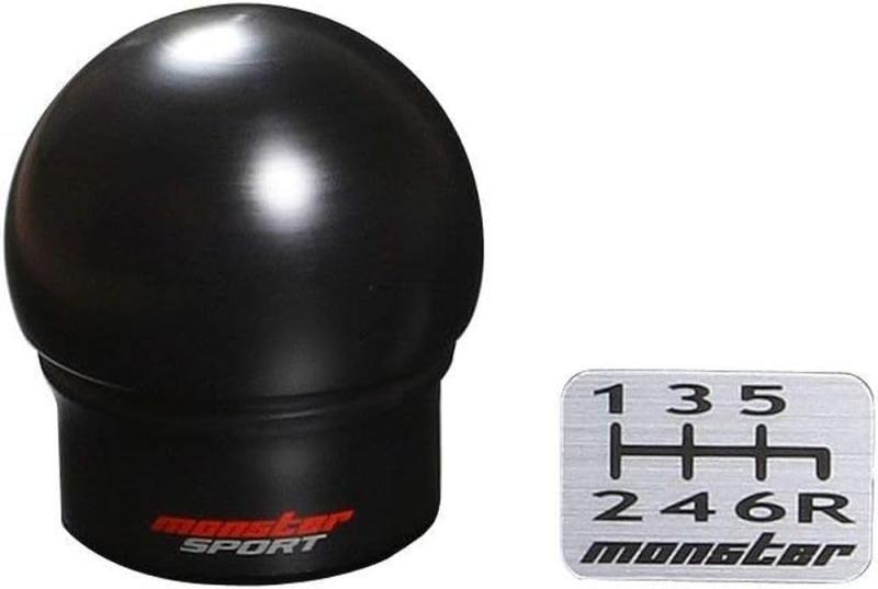 MONSTER SPORT モンスターシフトノブCタイプ M12×P1.25 球型 黒 φ=47mm h=51.5mm スイフトスポーツ[ZC33S] 831121-7650M