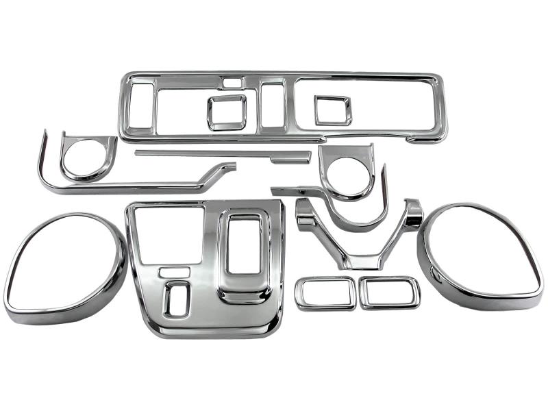 BRIGZ ハイゼットデッキバン S321W S331W 後期 メッキインテリアパネルセット WOOD－PAN－012 S321 S331 321 331 ハイゼット デッキバン