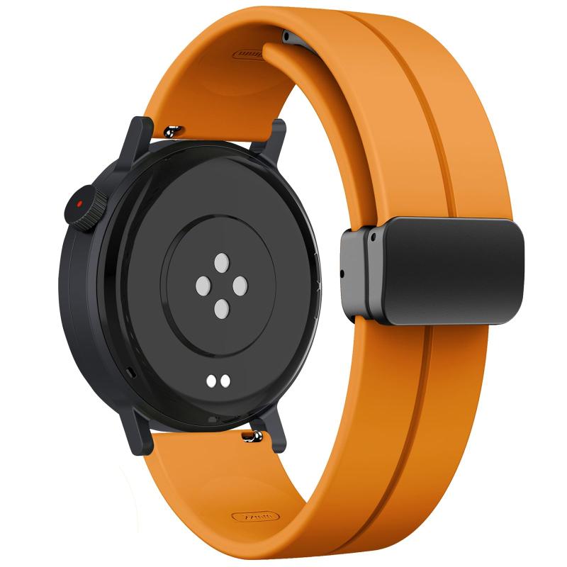 [] 22 mm バンド CMF by Nothing Watch 3 Pro/CMF by Nothing Watch Pro 2 対応 シリコン製 マグネット付き スポーツバンド 替えストラップ 柔らかい 交換ベルト 磁気付き 調整簡単 男女兼用[対応機種] コンパチブル CMF by Nothing Watch 3 Pro / CMF by Nothing Watch Pro 2。[素材] 時計バンドの素材はシリコン素材で作られ、肌に優しく柔軟性に富んでいます。撥水処理が施されており、汗や水に強く、清潔な状態を保ちます。また、取り付けが簡単で、マグネット付きバックルにより簡単に装着・着脱ができます。[シンプルで洗練されたデザイン] スポーティーでカジュアルなスタイルを楽しむことができます。シリコンを使用しているため、肌に優しく、アレルギーを引き起こすことが。柔軟性に優れており、腕にフィットし、ストレスフリーな装着感を実現しています。スポーツ時に発生する汗や水による不快感を軽減し、快適にスポーツを楽しむことができます。[取り付け簡単] マグネット付きバックルを採用しており、簡単に装着・着脱ができます。指先で軽くタッチするだけで、確かな留まりと安定感を実感できます。柔らかい質感が特徴的で、バンドがしっかりと留まる一方で、締め付け感がなく、長時間の着用でも快適さを維持し、スポーツ時にはもちろん、普段使いにも適しています。[サイズ] 160mm-230mm (6,3"-9")の手首に適合します。大部分の女性と男性の腕に適応し、最も快適に感じる位置にバンドの長さを調節することを可能にします。[品質]ご注文する内容と異なる商品が届いた場合や、不良品・破損がある場合、メールでご連絡ください。