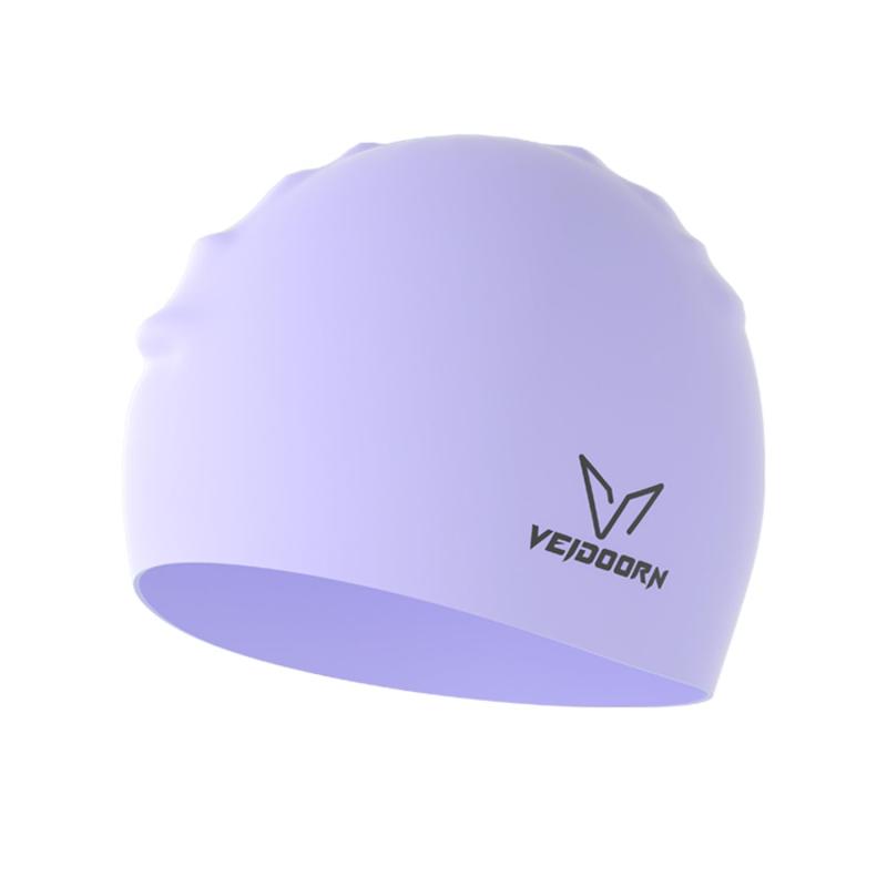 水泳帽女性用耳保護ロングー専用大きくして首を絞らない大人の男性子供防水シリコン水泳帽