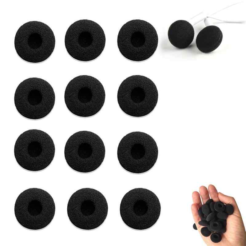 ヘッドホン 交換用 イヤーパッド 直径18.5mm イヤークッション スポンジ製 ンカバー スポンジ 6セット（12枚入り）用途ヘッドホンの日常的な交換ニーズや予備品として最適です。既存のイヤーパッドが摩耗、汚れた場合の迅速な交換に対応し、また旅行・外出時の持ち運び用予備品として準備しておくことで、いつでも快適なヘッドホン使用体験を維持できます。​製品仕様ヘッドホン専用交換イヤーパッドで、スポンジ部分の直径が18.5mmのヘッドホン机型に高精度で適合します。1 パッケージに6 セット（計 12 個） のイヤーパッドを同梱し、単体当たりのコストを大幅に抑えた高コストパフォーマンス設計で、長期的な使用や複数台のヘッドホンへの対応にも十分対応可能です。​性能良好(1) 音漏れ防止効果：スポンジの密着性を活かし、ヘッドホンからの音漏れを効果的に抑制し、周囲への騒音影響を低減すると同時に、外部ノイズの侵入を軽減して音質体験を向上させます。(2) 長時間着用快適性：柔らかいスポンジ素材が耳への圧力を分散し、長時間ヘッドホンを着用しても耳の痛みや圧迫感を大幅に軽減します。(3) 滑り止め機能：イヤーパッド内側の密着構造により、歩行や運動中などの動きのある場面でも、ヘッドホンが耳から滑り落ちるのを確実に防止します。(4) 衛生維持：定期的に摩耗や汚れたイヤーパッドを交換することで、ヘッドホンの衛生状態を常に良好に保ち、細菌繁殖による耳への悪影響を防ぎます。​色シンプルで高級感のあるブラック（黒色） を採用し、様々なデザインやカラーのヘッドホンと自然に調和し、ヘッドホンの本来のデザインを損なうことなく、汚れも目立ちにくい実用的なカラーです。​素材高品質スポンジを原料とし、耐久性と柔軟性を両立させています。ヘッドホンスポンジカバーは優れた伸縮性を持ち、装着時の引き伸ばしにも耐えられるだけでなく、日常的な使用で破れたり損傷したりするのを大幅に抑制し、長期間の使用に耐える長寿命設計です。また、スポンジがヘッドホン本体に密着する構造により、ヘッドホン内部へのゴミや埃の侵入を防ぐ優れた防塵効果も備えています。