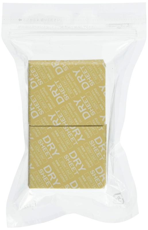 cotta コッタ シート乾燥剤 5×6cm 100個 食品保存 製菓 お菓子作り 湿気対策 カビ防止 品質保持 シリカゲル 薄型 乾…