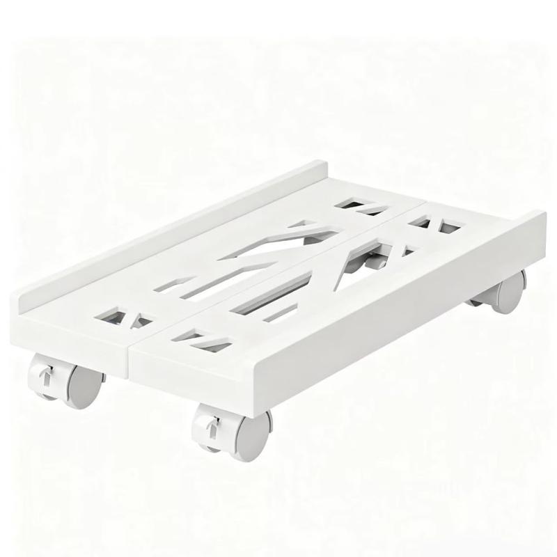 キャスター付きUスタンド PCキャスター サーバー PC収納ボックス PCワゴン デスク用 パソコン 会社 オフィス 自宅 デスク コロ 灰尘对策放熱 落 下防止