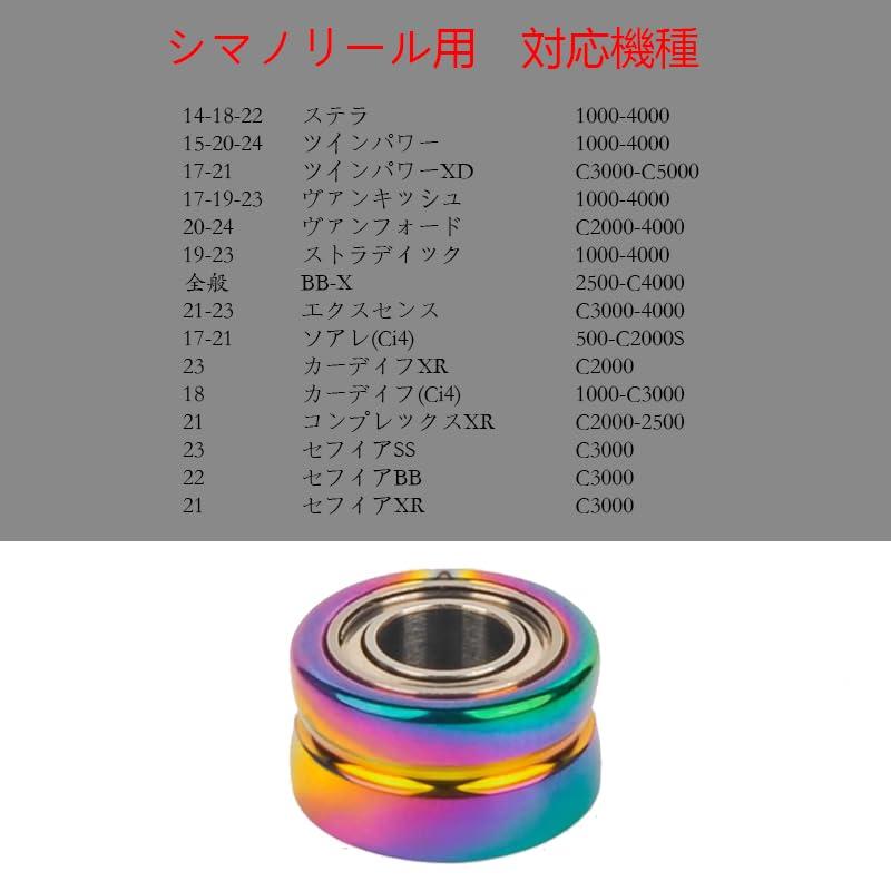 樂天商城 - Fmate Works チタン製 ラインローラー シマノ スピニングリール 22 ステラ 1000～4000 など 対応 高回転性 高強度 飛距離アップ TiTa