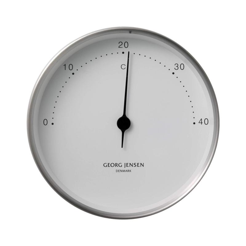 Georg Jensen サーモメーター 気温計 北欧 デザイン インテリア 雑貨 ホワイト ダイヤル 壁掛け 卓上 シンプル モダ…