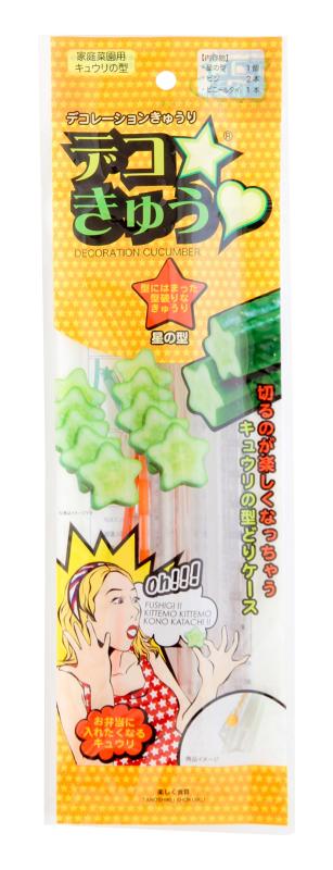 カネコ種苗 きゅうりの型 デコきゅう星 1本パック