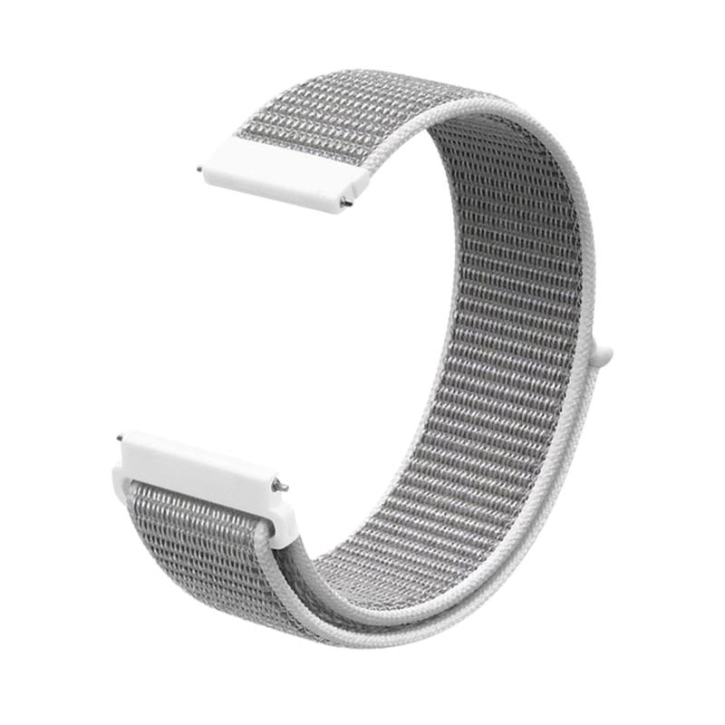 [] 腕時計ベルト18mm/20mm/22mmスマートウォッチ用 ナイロン素材ベルクロ式装着 肌にやさしく着けやすい 時計バンド