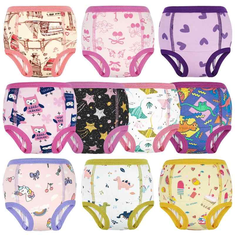 [] トレーニングパンツ 子供 6層構造 10枚セット 90-160cm 綿100% 高吸水 通気性 トイトレ 布パンツ おねしょ対策 おむつ卒業応援 男の子 女の子 幼稚園 保育園 可愛い 柄違い6層防漏設計：トレーニングパンツは綿2枚+吸収布1枚+防水TPU2枚+A級布1枚の6層構造で、優れた吸水性と防漏機能を実現。赤ちゃんの肌を守る柔らかい純綿素材、素早く尿液を吸収する吸収布、漏れを防ぐ防水TPUが特徴です。この6層設計により、夜間も安心して使用でき、昼間のトイレトレーニングにも最適。赤ちゃんのおむつ卒業をサポートし、漏れや不快感を防ぎます。ご注意：完全防水ではないため、睡眠中は防水パンツや防水パッドとの併用をお勧めします高品質純綿素材：赤ちゃんの肌は非常にデリケートなので、快適な素材が重要です。のトレーニングパンツは、柔らかく通気性の良い純綿素材を使用しており、長時間の着用でも肌に優しく、快適な着心地を提供します。純綿素材は、湿気を吸収し、肌を乾燥させ、かゆみや不快感を軽減します。また、双酚Aや蛍光剤などの有害化学物質を含まず、赤ちゃんに安心して使えます。日常の活動やお昼寝時にも、柔らかさと通気性で赤ちゃんを守り、快適に過ごせますおむつ卒業応援：のおねしょパンツは、赤ちゃんがおむつ卒業をスムーズに進めるために設計されています。トイレトレーニング中、赤ちゃんがトイレを学ぶ際、快適で乾燥した状態を保ち、より自信を持ってトイレを使えるようサポートします。柔らかい素材と軽い着用感で、赤ちゃんは自由に動き回ることができ、紙おむつの不便さから解放されます。尿液を素早く吸収し、湿気を感じさせず、赤ちゃんの不快感を軽減。このトレーニングパンツは、赤ちゃんのおむつ卒業を手助けし、親も安心してトイレトレーニングをサポートできますかわいいデザイン・男の子・女の子向け：のトレパンは、男の子向け、女の子向けにそれぞれ異なる可愛いデザインを採用しています。カラフルな小動物やストライプ柄など、赤ちゃんが喜ぶ多彩な柄で、トイレトレーニングが楽しくなります。高彩度の色合いは赤ちゃんの視覚にも優しく、興味を引きます。10枚セットで提供されており、頻繁に洗い替えができ、便利です幅広いサイズ：のトレーニングパンツは、90〜160サイズを展開し、一般的な製品より大きめのサイズを提供しています。伸縮性のあるゴムでぴったりフィットし、簡単にサイズ調整ができます。これにより、成長したお子様や尿失禁があるお子様にも対応可能です。サイズ詳細は以下の通りです： 90（ウエスト34cm、身長85cm、体重11-12kg） 100（ウエスト36cm、身長95cm、体重12-14kg） 110（ウエスト38cm、身長105cm、体重14-16kg） 120（ウエスト40cm、身長115cm、体重16-18kg） 130（ウエスト42cm、身長125cm、体重18-20kg） 140（ウエスト44cm、身長135cm、体重20-22kg） 150（ウエスト46cm、身長145cm、体重22-24kg） 160（ウエスト48cm、身長155cm、体重24-26kg） これで、より多くの年齢層や体型のお子様に対応できます。