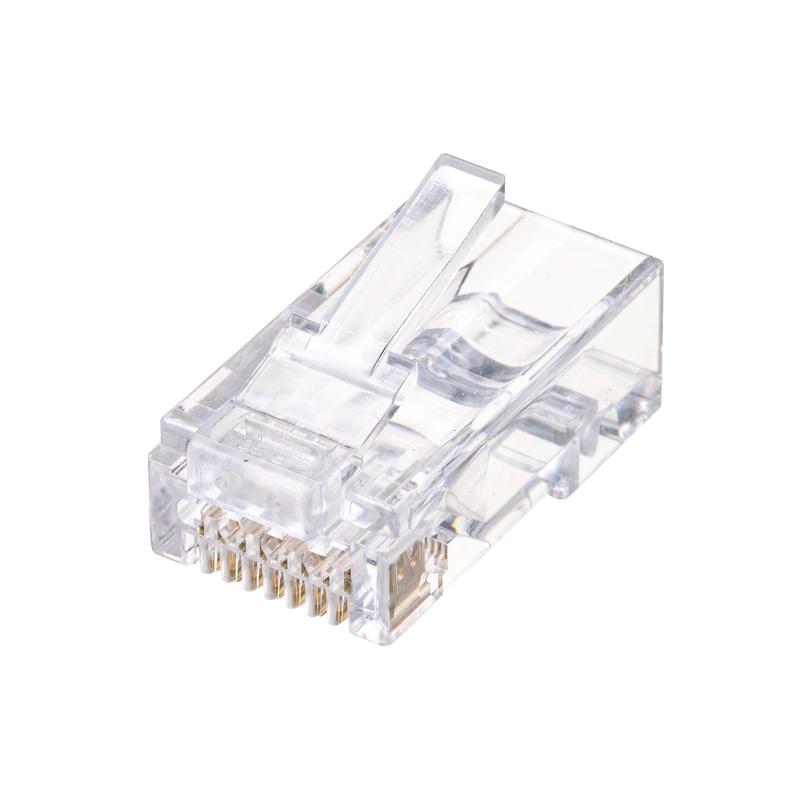 サプライ RJ-45コネクタ(カテゴリ6、貫通型、単線・より線共用