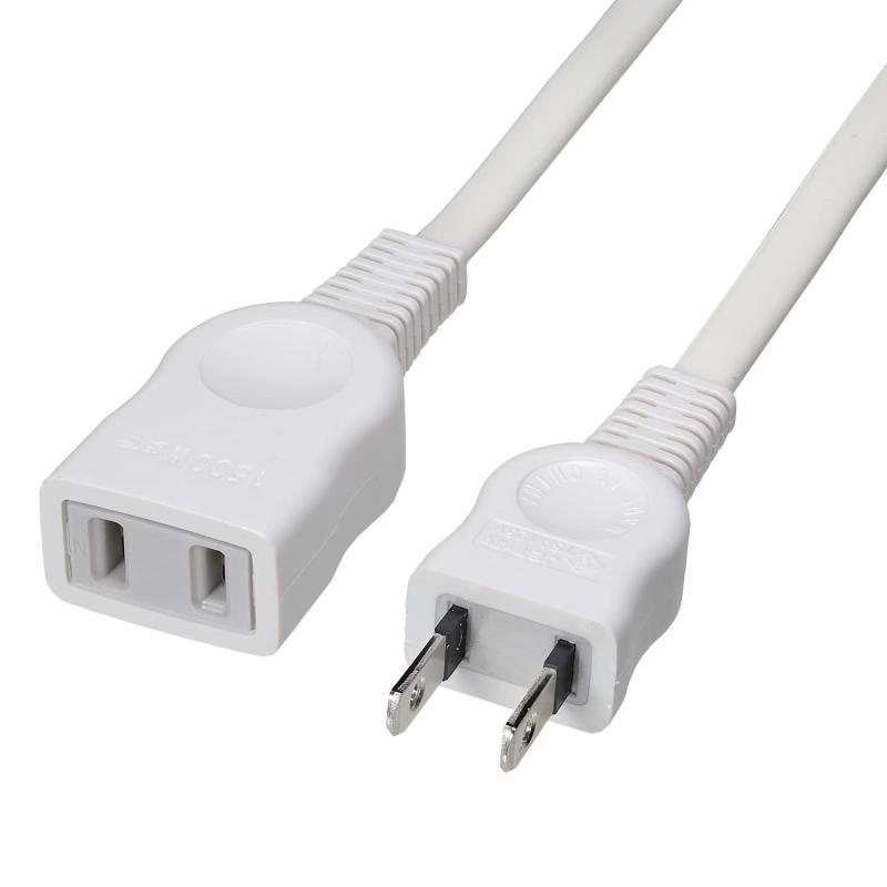 朝日電器 A EDLP延長コード1M LPE-101N(W) ホワイト定格 AC125V 15A最大定格電力:1500Wまでコード長:1mカラー:ホワイト
