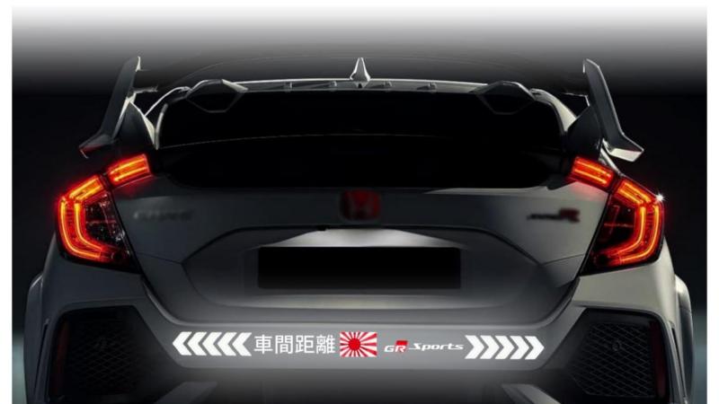 強力反射デカール 車用 ストライプステッカー高輝度 矢印旗スタイル車のロゴ 夜間視認性 ダイヤモンド グレード反射ステッカー 安全警告 車间距离 防水 1枚
