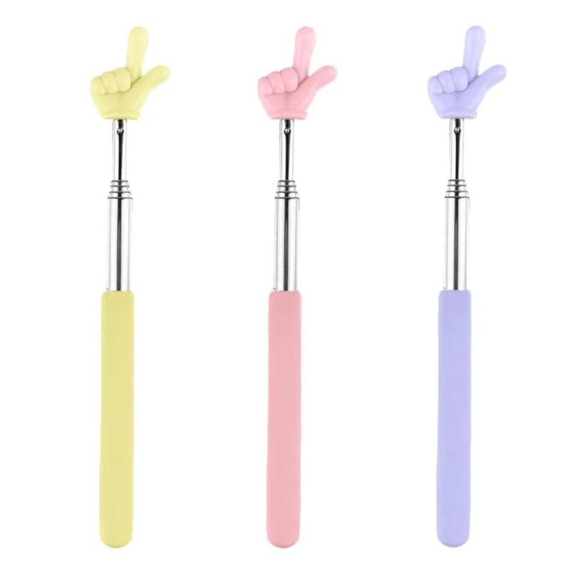 教師ポインター 指示棒 伸縮式 3本セット 指示棒ポインター 伸縮棒 握りやすい 滑り止め かわいい 伸縮..