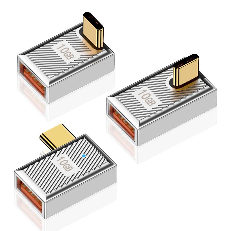 USB Cオス-USB Aメスアダプター 120W