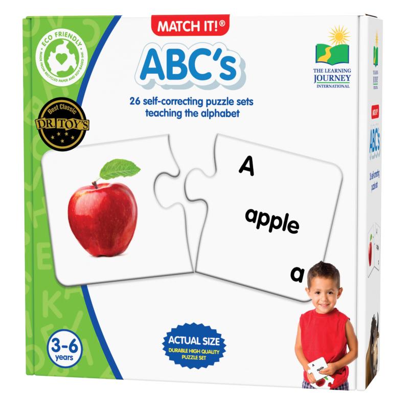 The Learning Joney 幼児向け アルファベット えいごパズル Match It ABC 039 s 743874 正規品