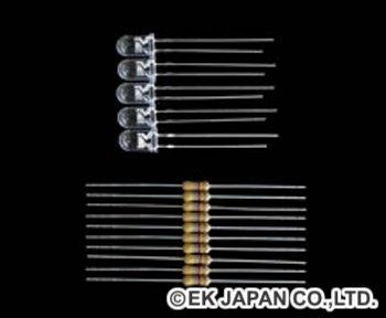 超高輝度LED(電球色・5mm)<b>電池種別 :</b>電池は別売りのため別途ご購入ください。