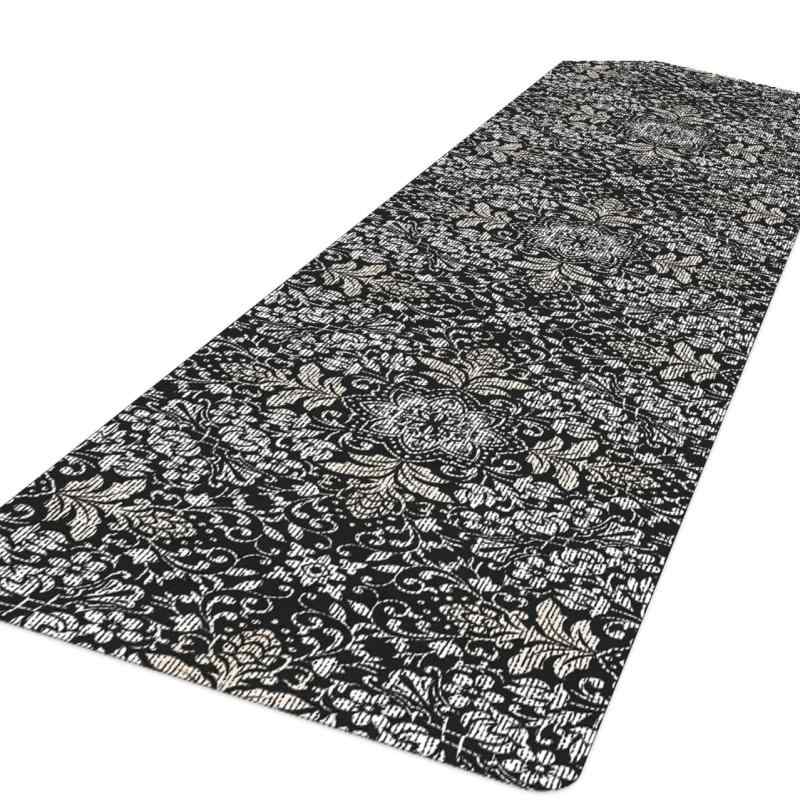 ヨコズナクリエーション 拭ける 透明 キッチンマット 完全防水 アルコール除菌剤OK 床傷防止 防炎