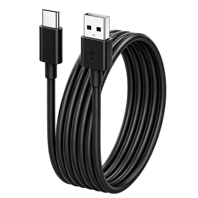 USB Type C ケーブル 2m 3A急速充電 /480Mbps 高速データ転送 USB-A to C タイプc 充電ケーブル 高耐久TPE素材 56KΩレジスタ実装 スマートフォン/タブレット/ゲーム機 等 USB-C機器対応⚡最大3A急速充電 &amp; 安全保護最大3Aの出力に対応し、スマートフォンやタブレット、ゲーム機などをスムーズに充電できます。56KΩプルアップ抵抗を内蔵しており、過電流を防ぎながら接続機器を安全に充電する設計です。充電器（ACアダプタ）の性能により供給電流は異なります。💻480Mbps高速データ転送充電だけでなく、USB 2.0規格の高速データ転送にも対応しています。パソコンとスマートフォン・タブレットを接続し、写真・動画・音楽ファイルなどのデータを手軽に同期・転送することができます。🛡️高耐久TPE &amp; 2重シールド柔軟性と耐久性を兼ね備えたTPE素材と、外部ノイズから信号を守る2重シールド構造を採用しました。日常的な抜き差しや持ち運びによる負荷に強く、長く安心してお使いいただける設計です。2mの長さは、デスク周りや寝室での使用に便利です。⚠️ご注意：PD非対応本製品はUSB-A to USB-Cケーブルです。USB PD (Power Delivery) には対応しておりません。そのため、PD充電を必須とするノートPCや、**ゲーム機の「TVモード」などでは使用できない場合があります。モニターへの映像出力には対応しておりません。📦パッケージ内容 &amp; 12ヶ月USB Type-C ケーブル 2m 。は、お買い上げ日より12ヶ月間の品質を提供します。万が一、商品にやな点がございましたら、。