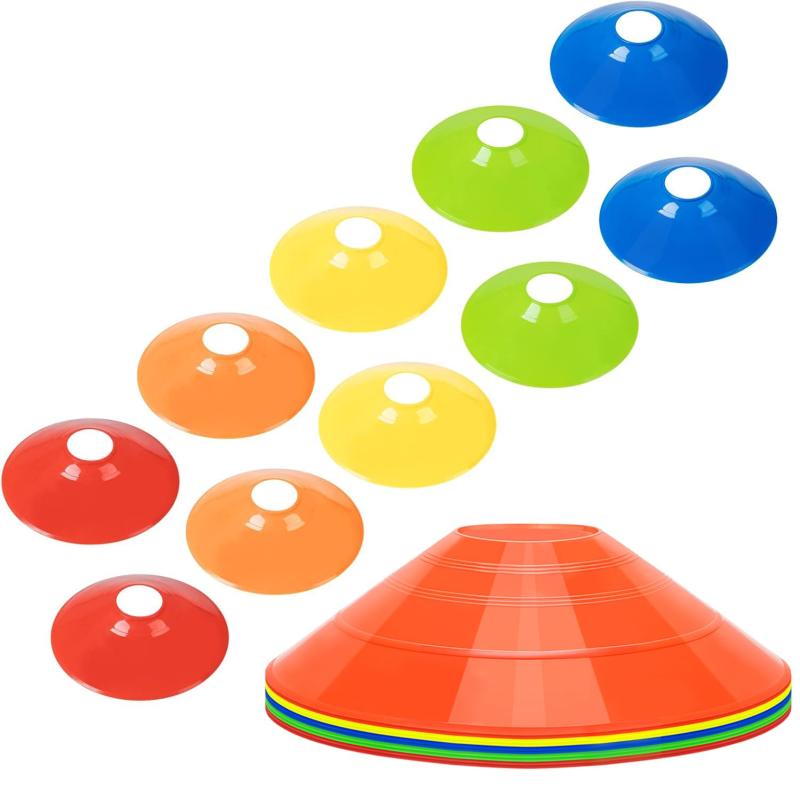 マーカーコーン 10枚,優のPE材料 サッカー マーカー,コーン サッカー,カラーコーンミニ,サッカーコーン,トレーニングコーン,サッカー/野球/テニス/フットサルコーン,ボールスポーツ/団